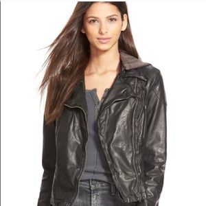 Free people leather jacket